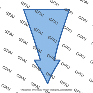 Downdraft inverted taper