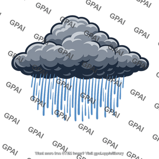 Summer monsoon rain cloud