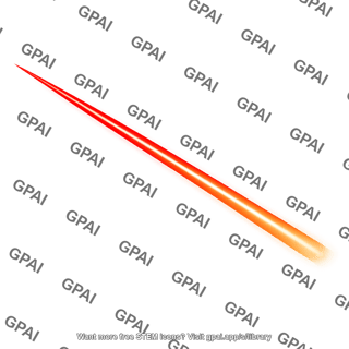 Red orange light ray