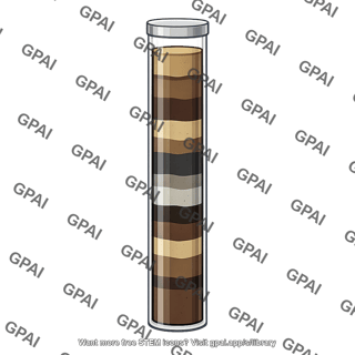 Seafloor sediment core