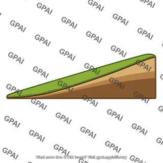 Sloping landform