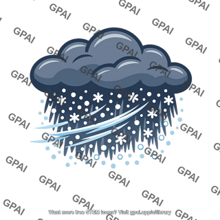 Winter snowstorm