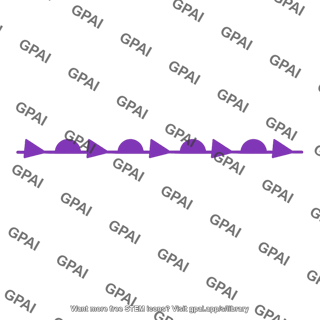 Weather map symbol occluded front