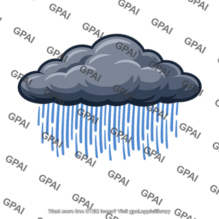 Monsoon rain cloud