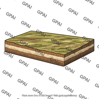 Soil layers block