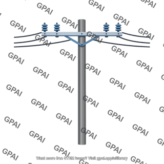 Power line pole