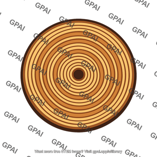 Tree growth ring