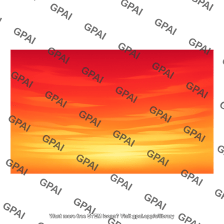 Sunset sky red
