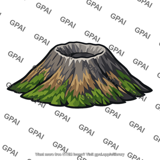 Volcano cone