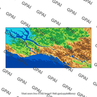 False color satellite image
