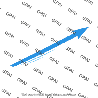 Blue upward arrow
