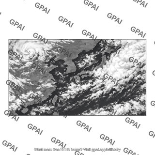 Visible satellite image