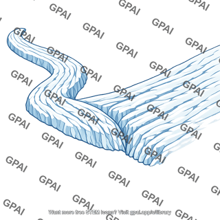 Glacier tributary