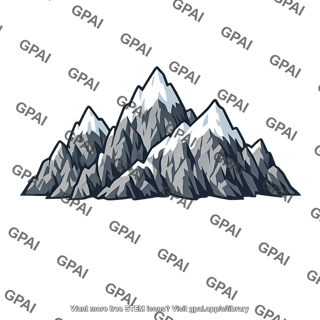 Snow capped mountains