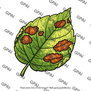 Leaf damaged