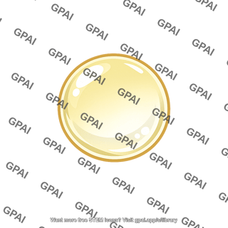 Yellow glossy sphere
