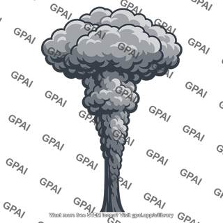 Ash plume