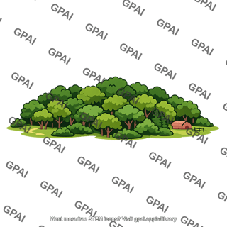 Forested rural area