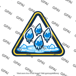 Freezing rain icon