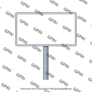 Blank sign
