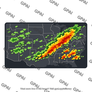 Radar image precipitation