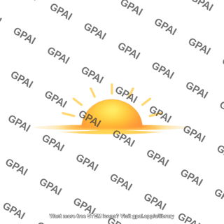 Sun low in sky