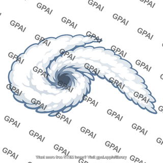 Mature midlatitude cyclone satellite view