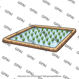 Rice paddy field