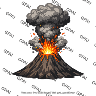 Explosive volcanic eruption