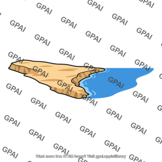 Desert coastline