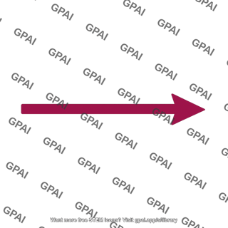 Pressure gradient arrow