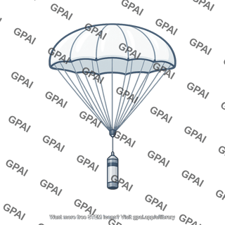 Dropsonde parachute