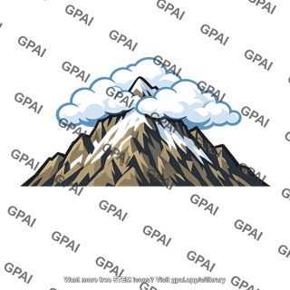 Mountain cloud capped