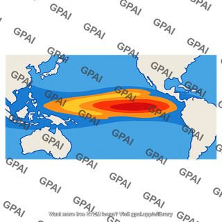 El nino pacific ocean map