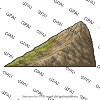 Windward mountain slope