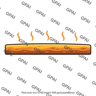 Ground surface sun heated