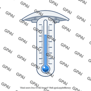 Air thermometer shaded