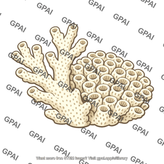 Coral skeleton