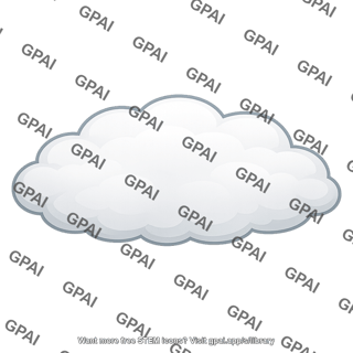 Stylized cloud