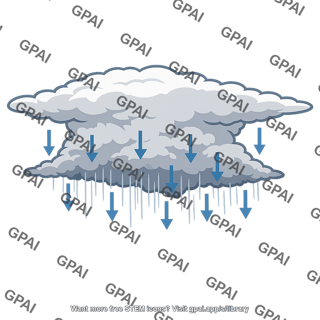 Thunderstorm dissipating stage