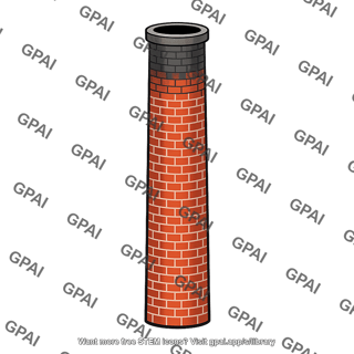 Brick chimney