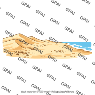 Coastal desert dunes