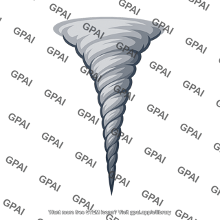 Tornado funnel cloud