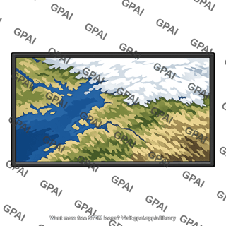 Satellite image generic framed