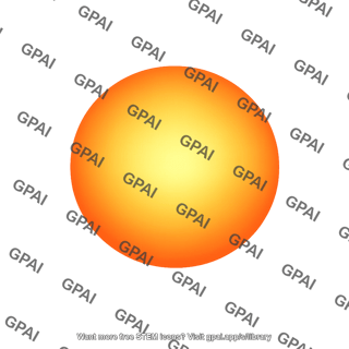 Setting sun disk