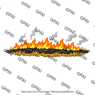 Agricultural fire