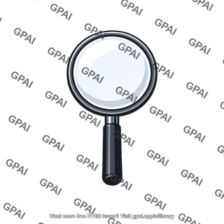 Glass magnifying lens