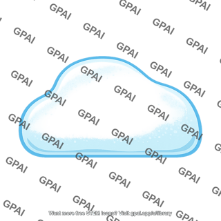 Stylized cloud