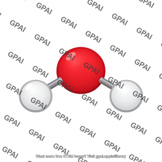 Water vapor molecule