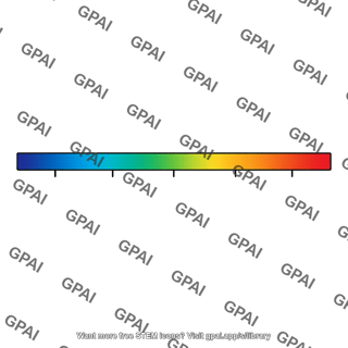 Temperature map gradient bar